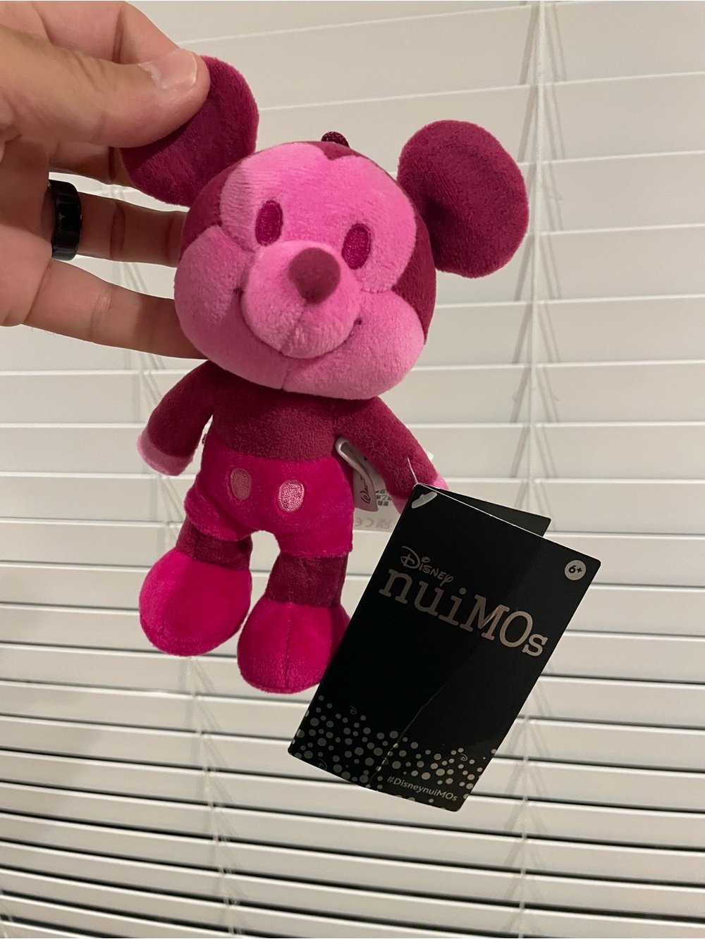 Disney Nuimos Hot Pink Mickey Mouse Plush